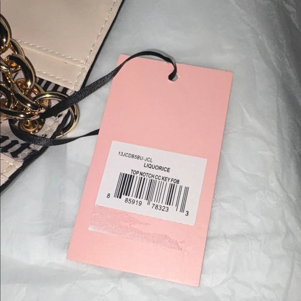 Juicy Couture Top Notch Double Sided Trifold Liquorice Wristlet NWT - Image 9