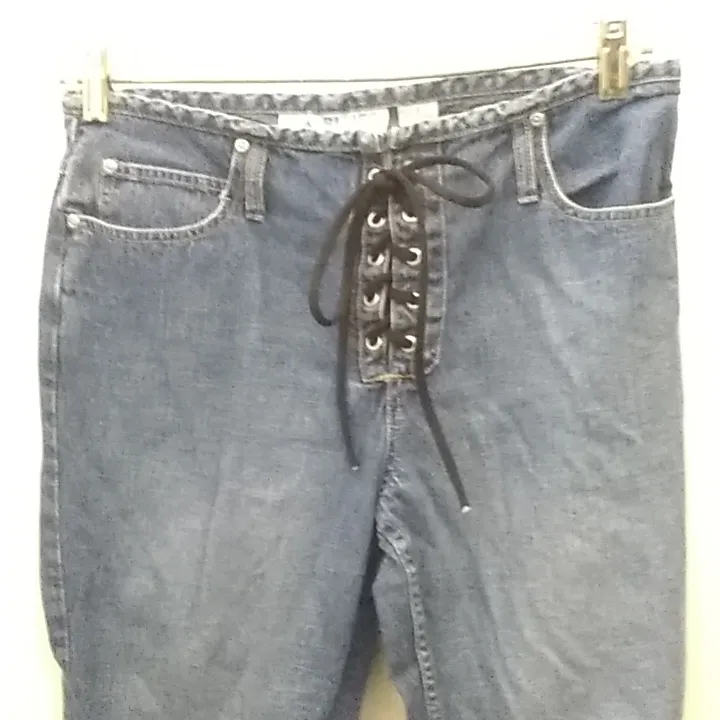 FINAL MARKDOWN L.a blues lace up front jeans 8 - Image 2