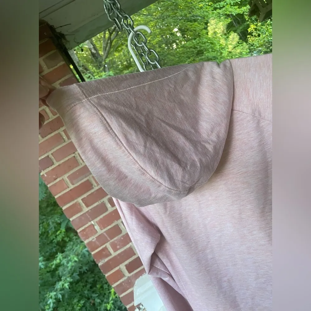 RBX PINK LONG SLEEVE PULLOVER | HOOD & THUMB HOLES | MOCK NECK | Pink - Image 6