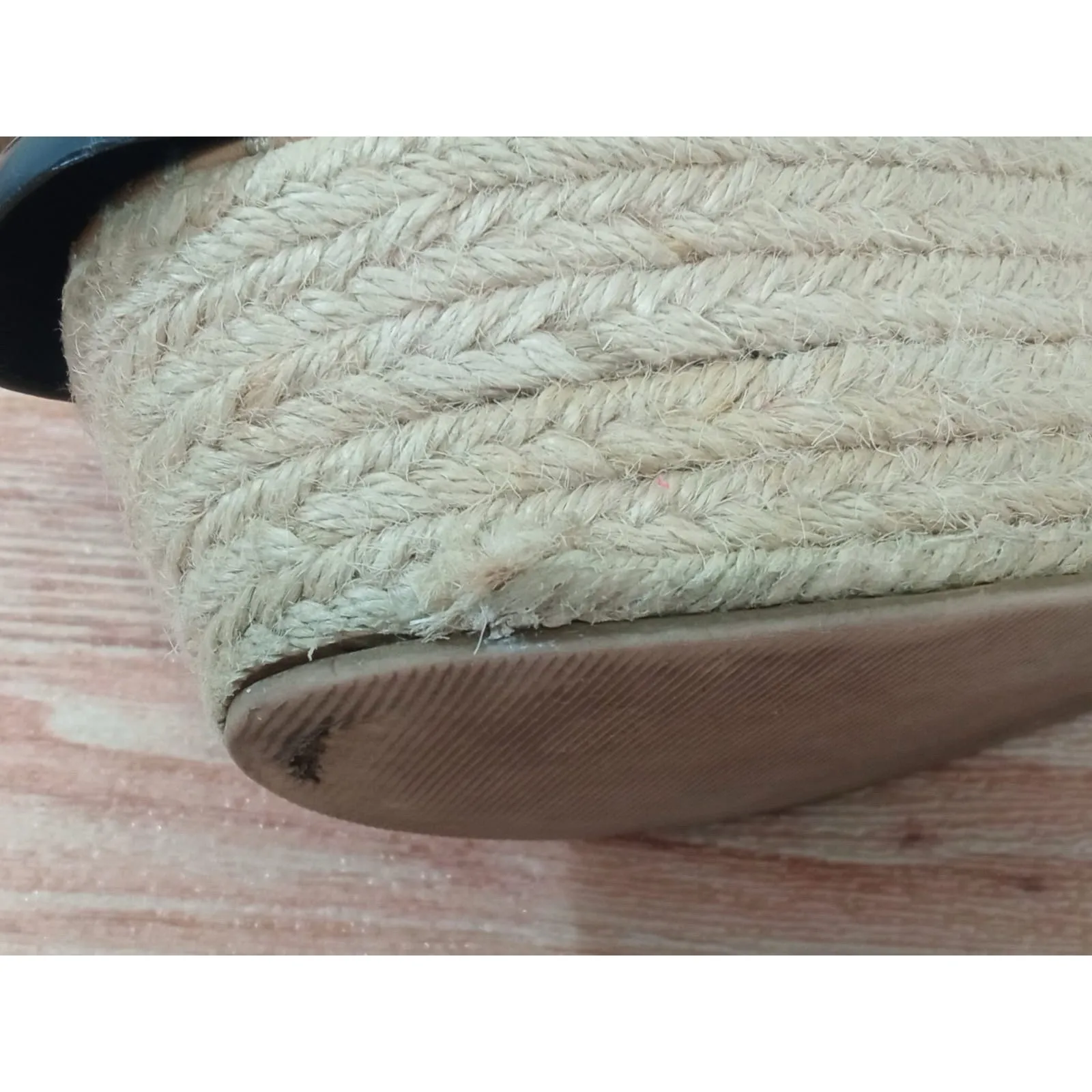 Soda Wedge Sandals Ankle Strap Espadrilles Platform Gold Size 8 - Image 10