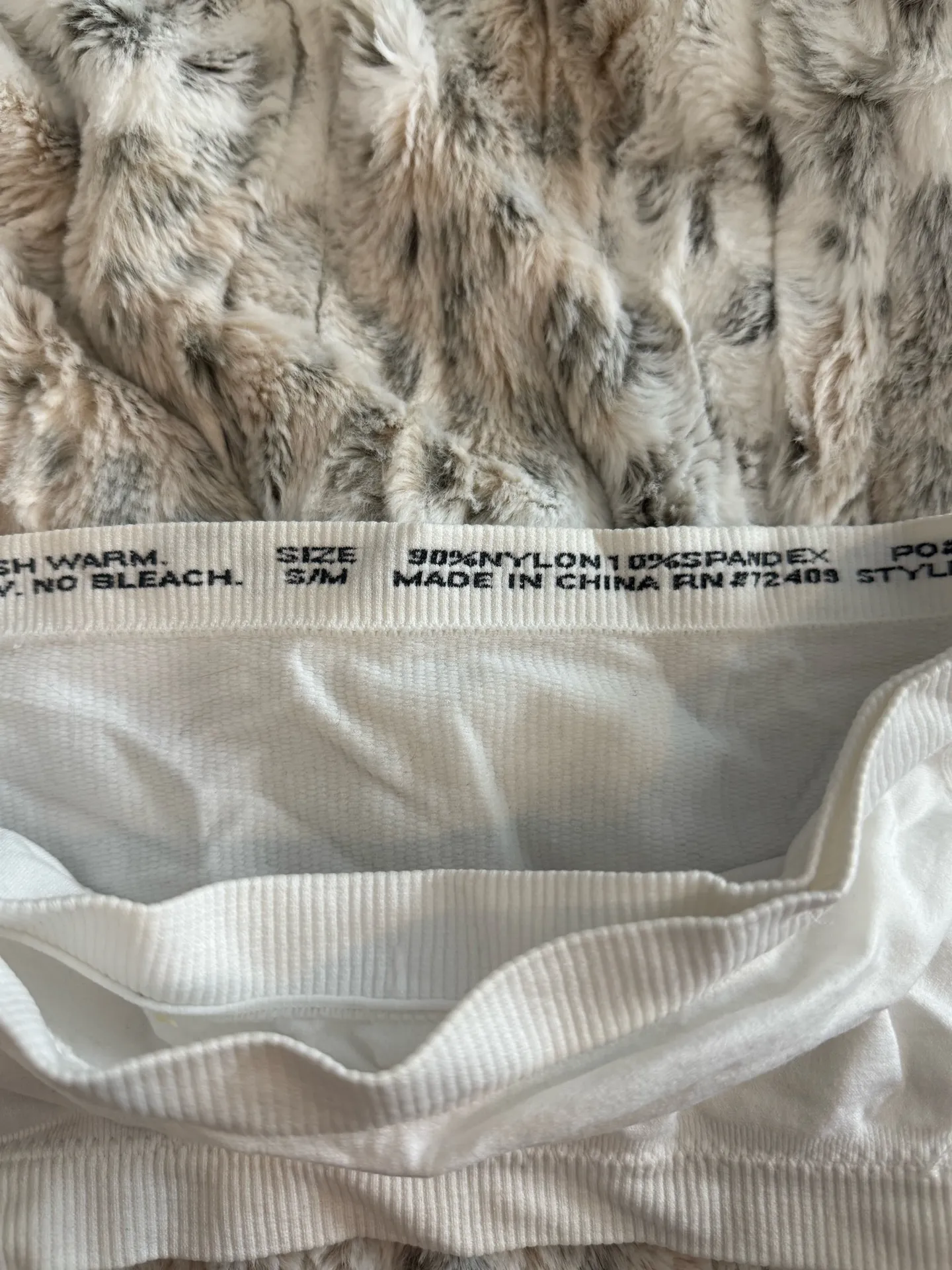 Bralette strapless White Size M - Image 3
