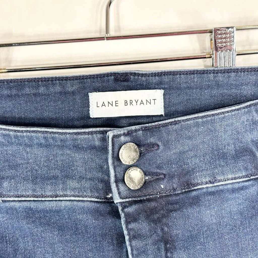 Lane Bryant Plus Size 26S‎ Jeans High Rise Blue Stretch Flex Magic Waistband 874 - Image 11