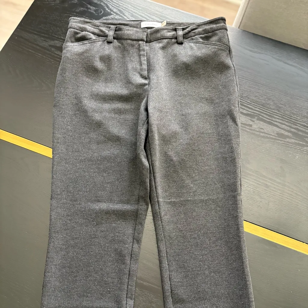 Calvin Klein Trousers Gray Size 10 EUC - Image 7