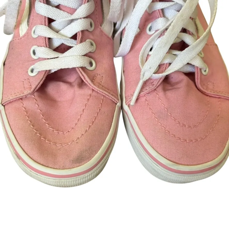 Vans‎ Sk8 Hi Prism Pink Shoes sz 8 Skater Girly Pastel - Image 6