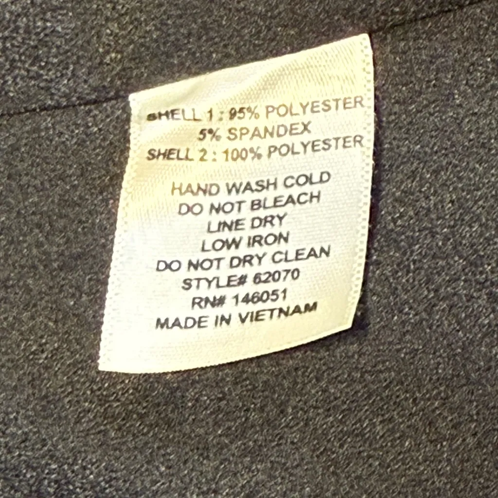 Monteau 💚 Black Open Front Draped Blazer - Image 3