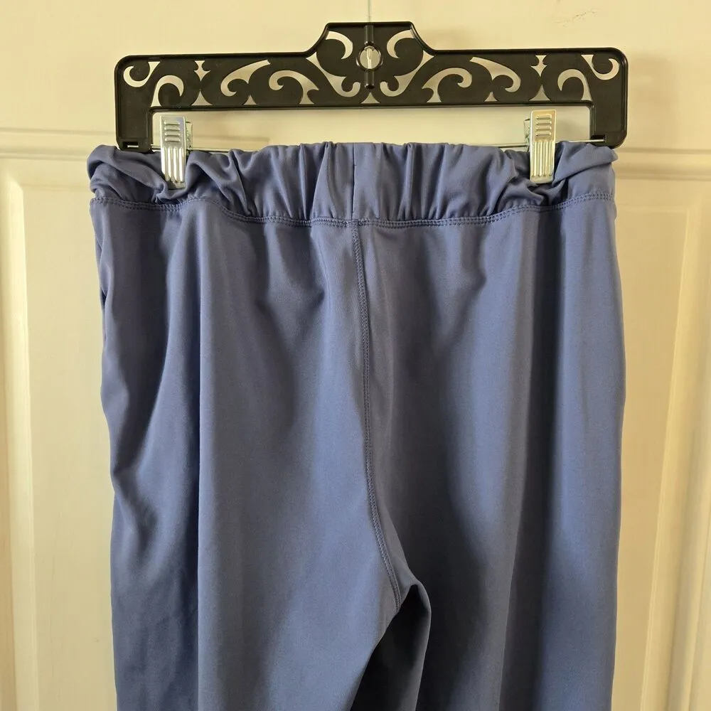 Joe Fresh Women Cropped Pants Stretchy Size Medium 25.5 Inseam Blue Loungewear - Image 4