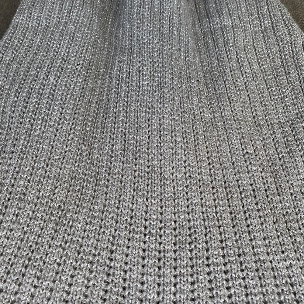 MICHAEL Michael Kors Metallic‎ Sweater Silver Size M - Image 7