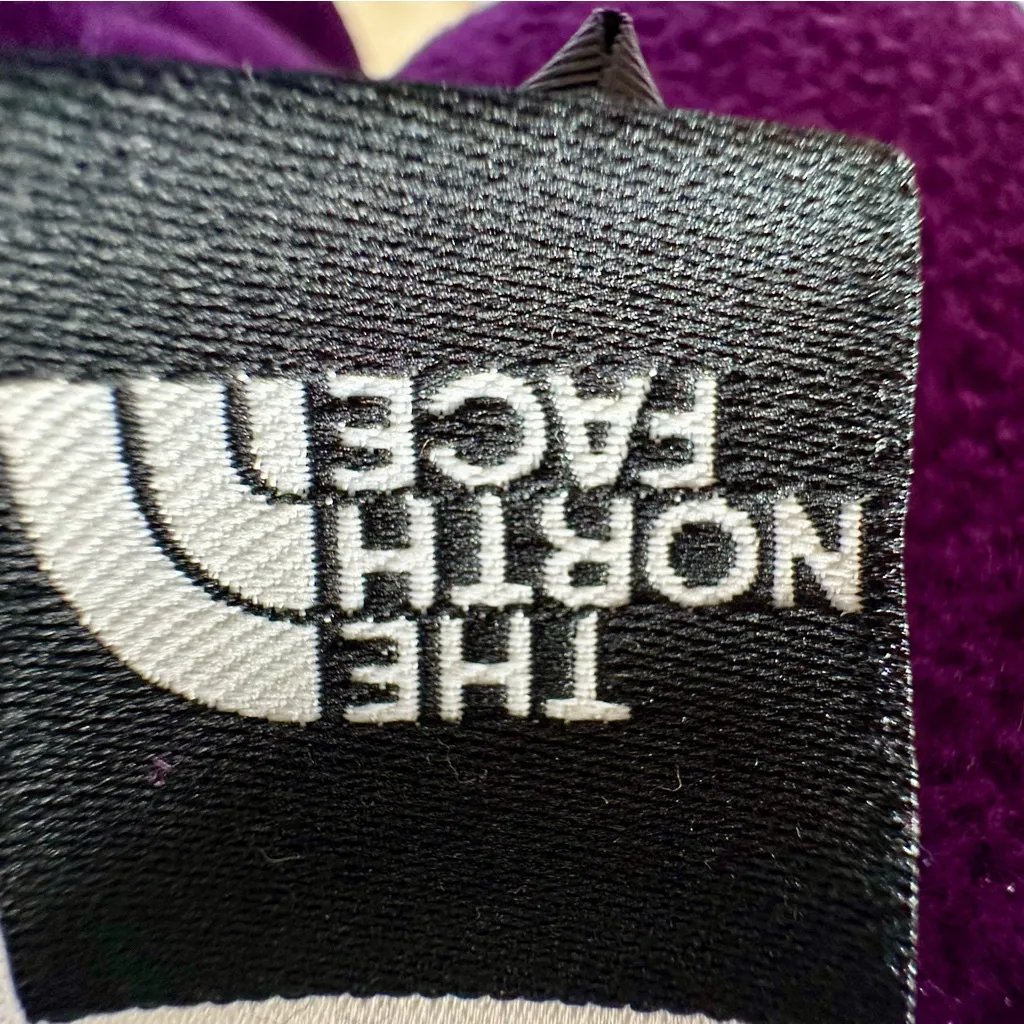 The North Face Deep Purple Fleece Vest Vintage Made In USA Outdoors Fall Winter - Image 11
