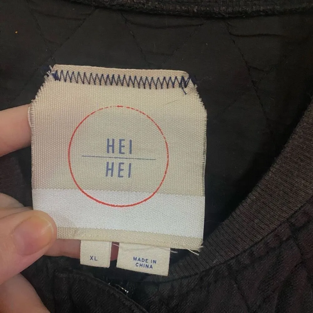 HEI HEI XL black jacket zip up - Image 6