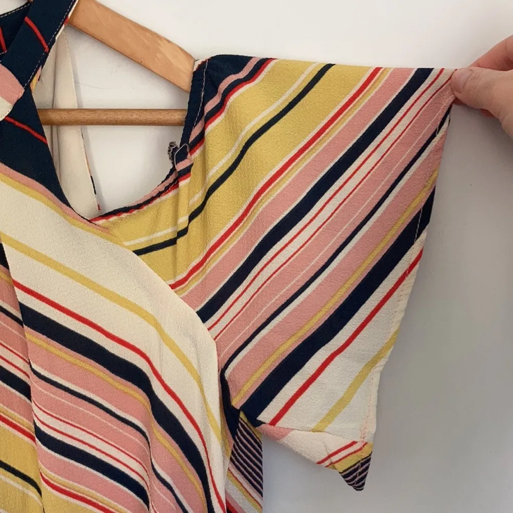 Striped Cold-Shoulder Dress - Image 3