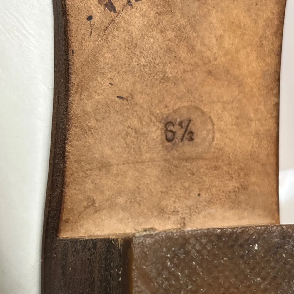 Bally Off White Woven Leather Heeled Oxfords 6.5 - Image 10