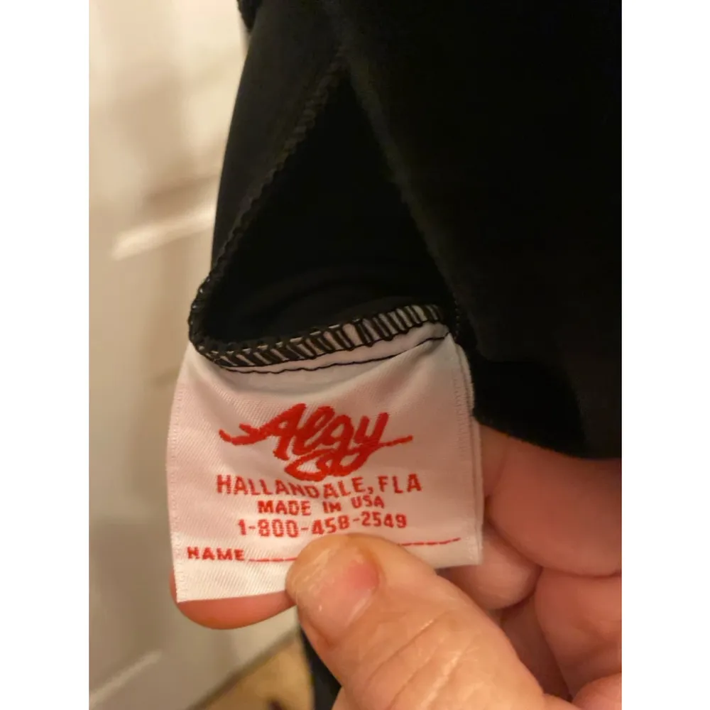 Algy velour jumpsuit high neckline and blue & gold sequin 2X - Image 4