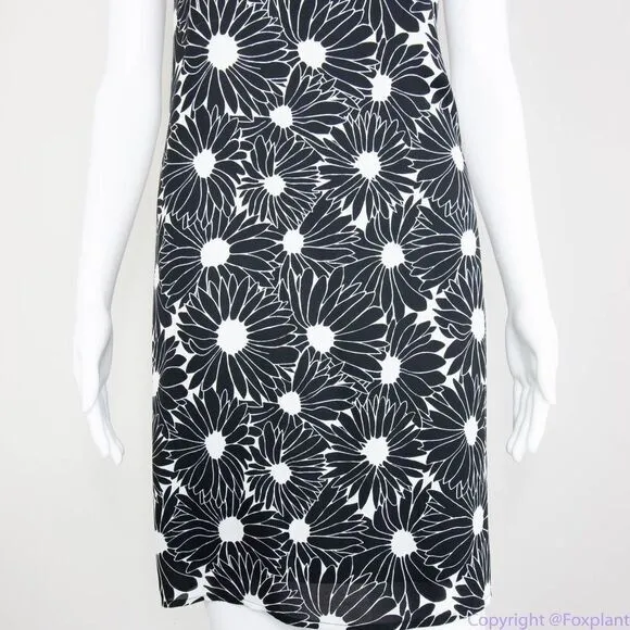 Daniel Rainn black and‎ white floral print dress, women's size M - Image 7