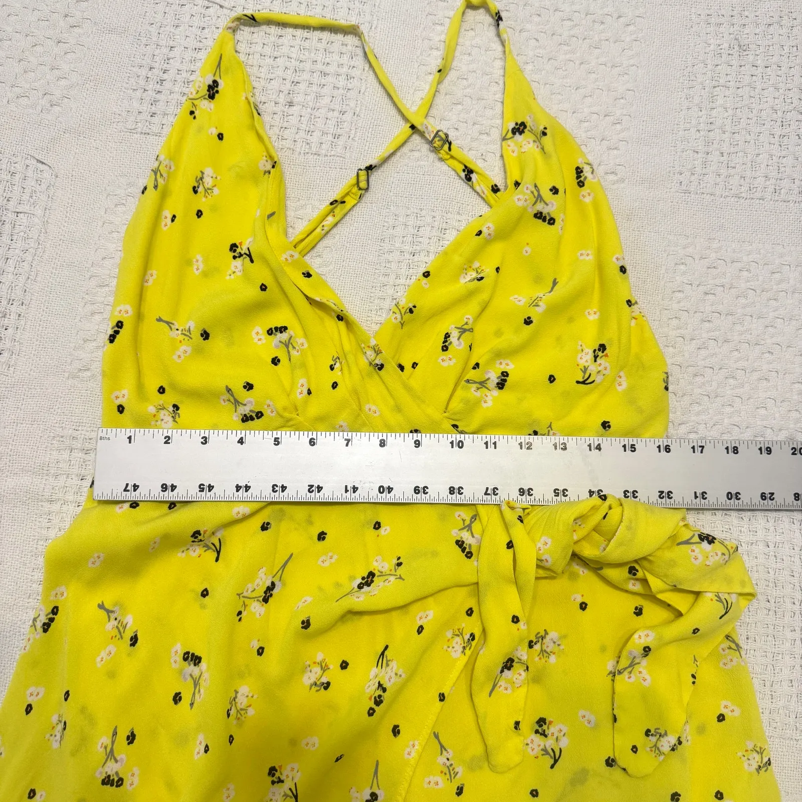 Free People Tango at Night 10 faux wrap tie flap front romper SH 3099 - Image 2