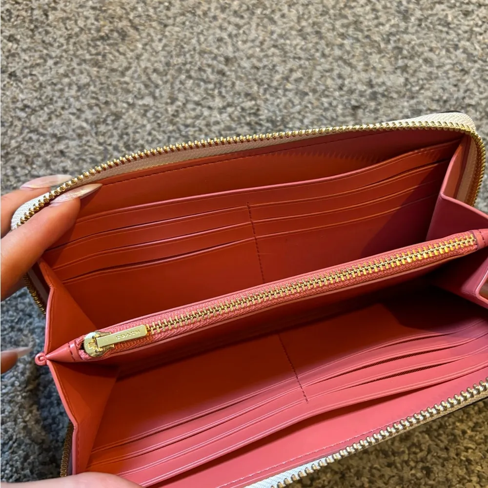 Coach Mini Rose Print Wallet - Image 3