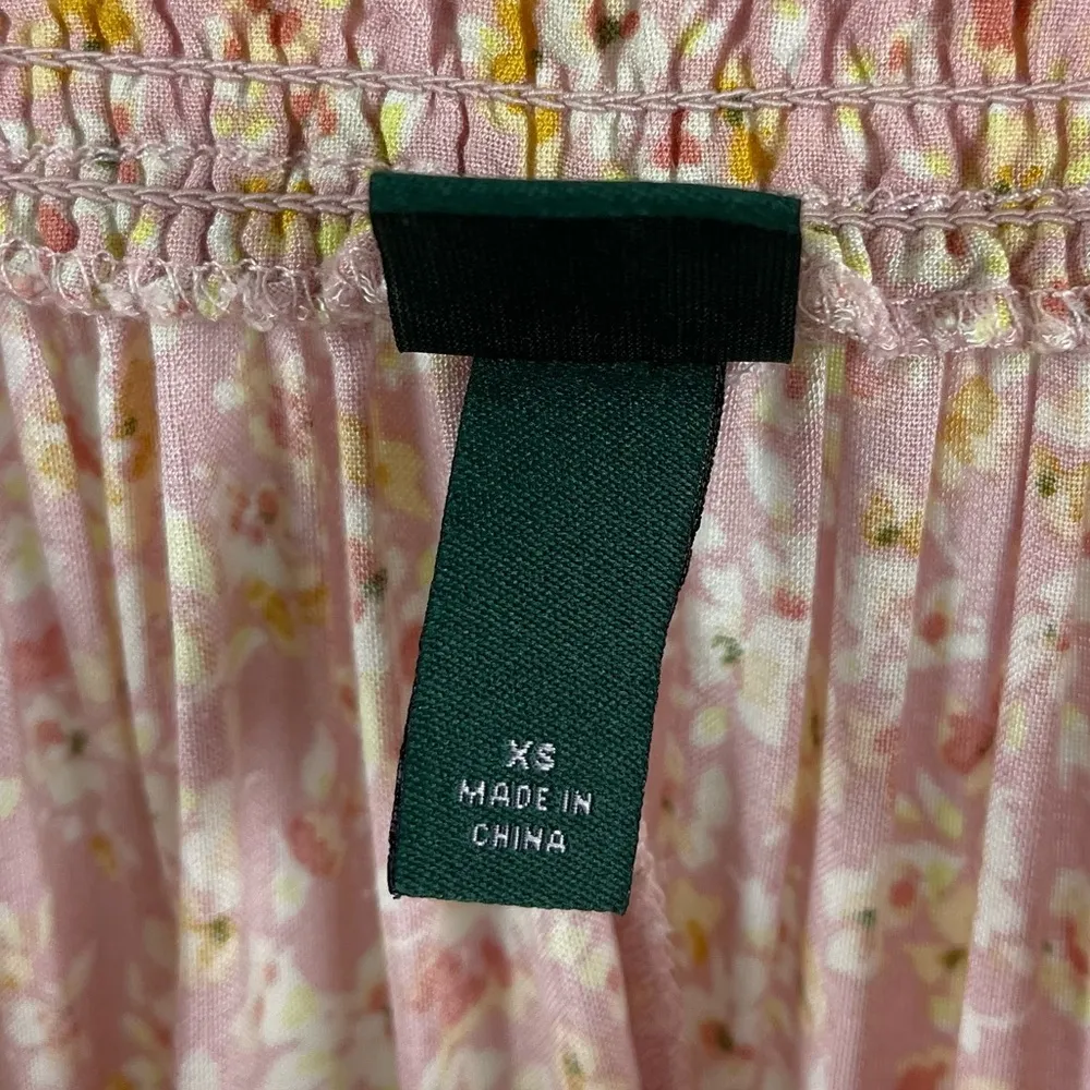 Wild Fable XS Ditsy Floral Ruffle Mini Skirt Boho Flowy Cottagecore - Image 4