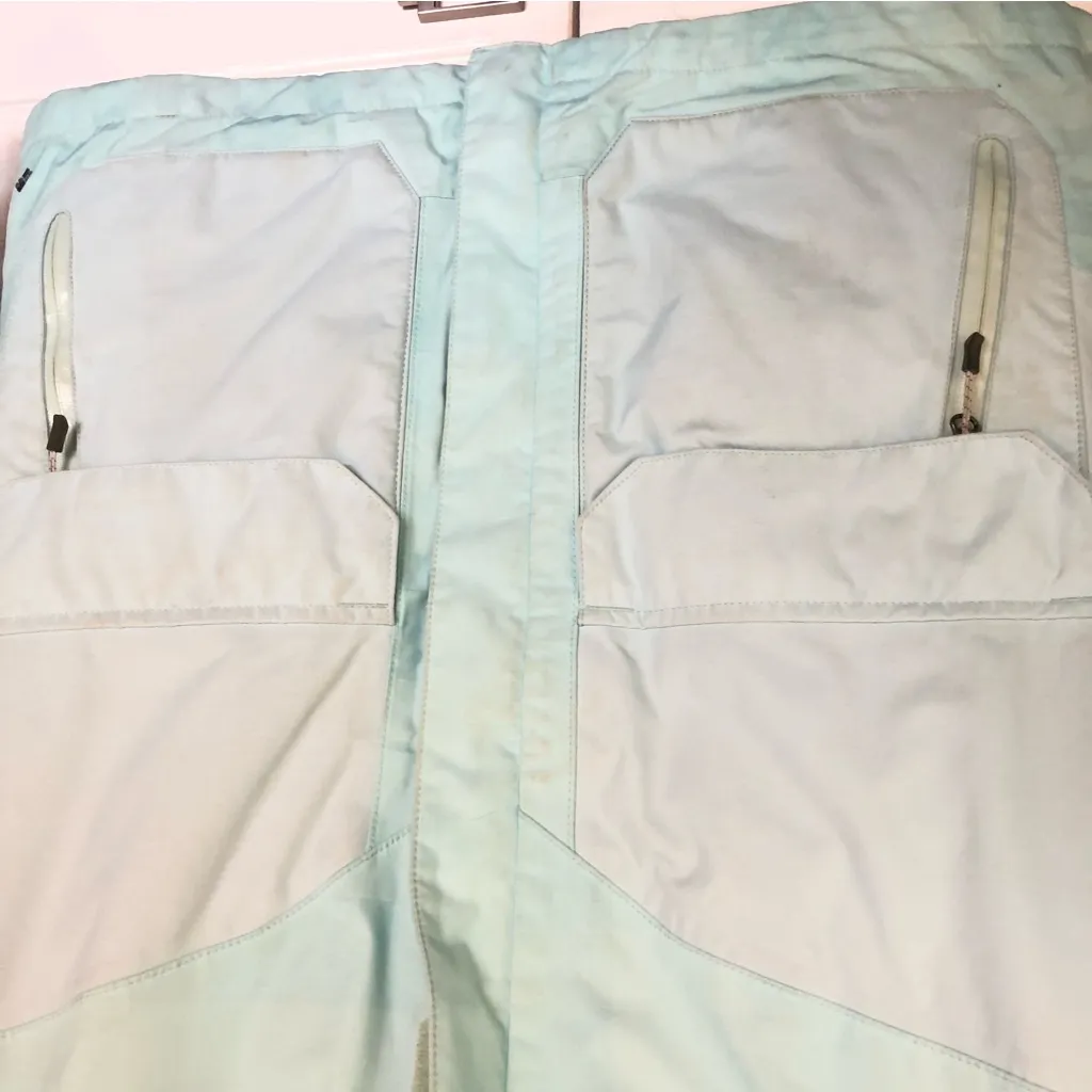 Women’s Columbia Light Blue and Teal Interchange Omni-Tech Ski Jacket Size S - Image 6