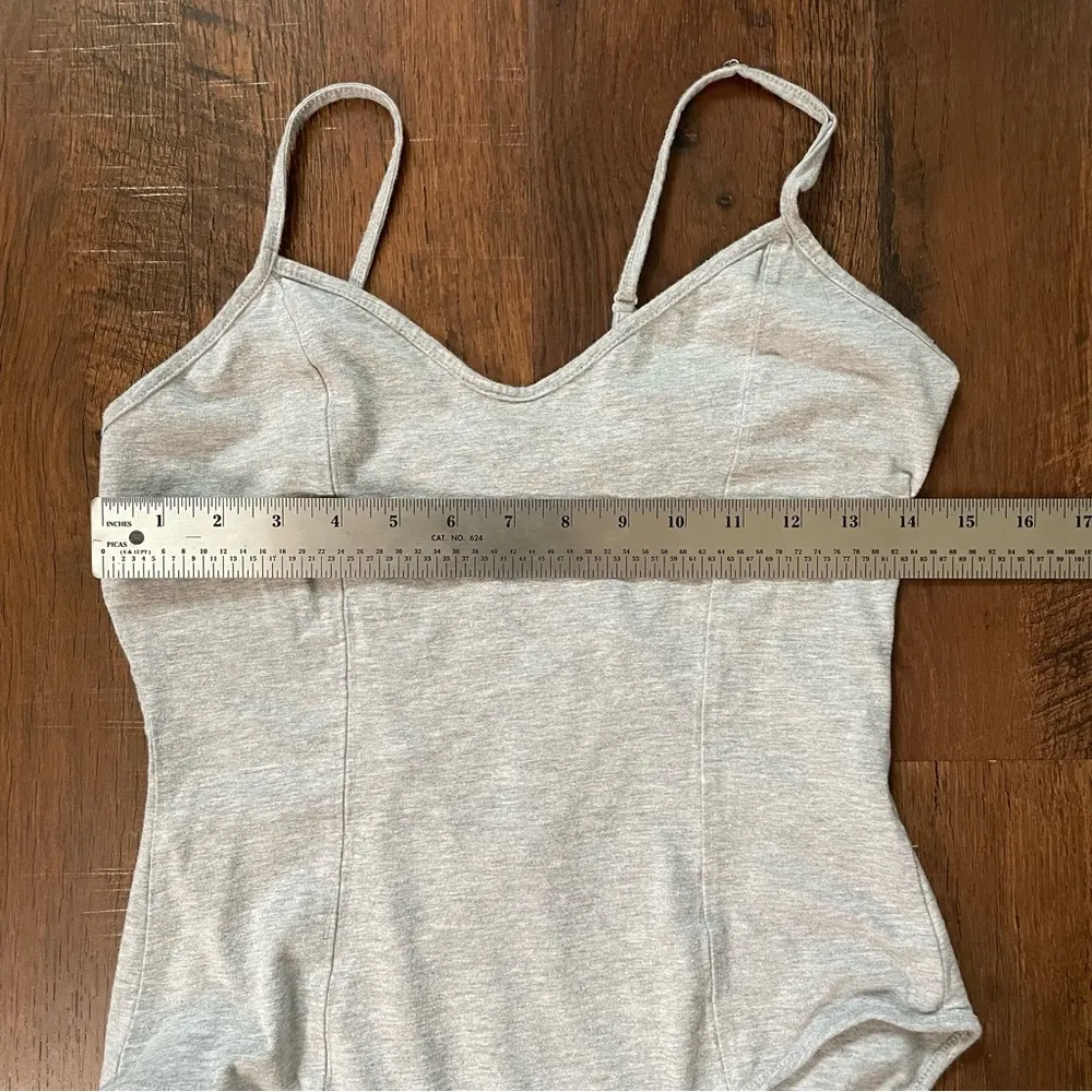 PRIMARK grey spaghetti strap bodysuit, size 12 - Image 7