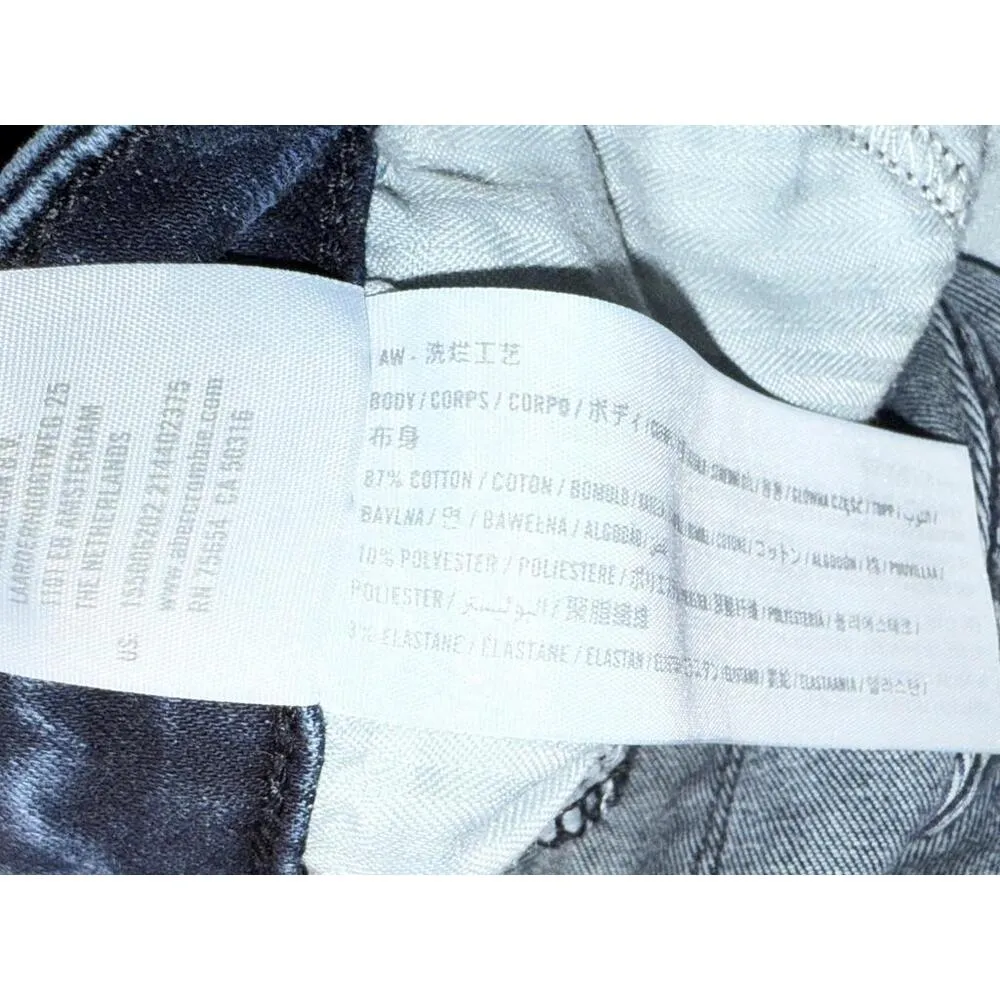 Abercrombie & Fitch Simone High Rise Super Skinny Blue Denim Jeans Size 27 4 R - Image 4