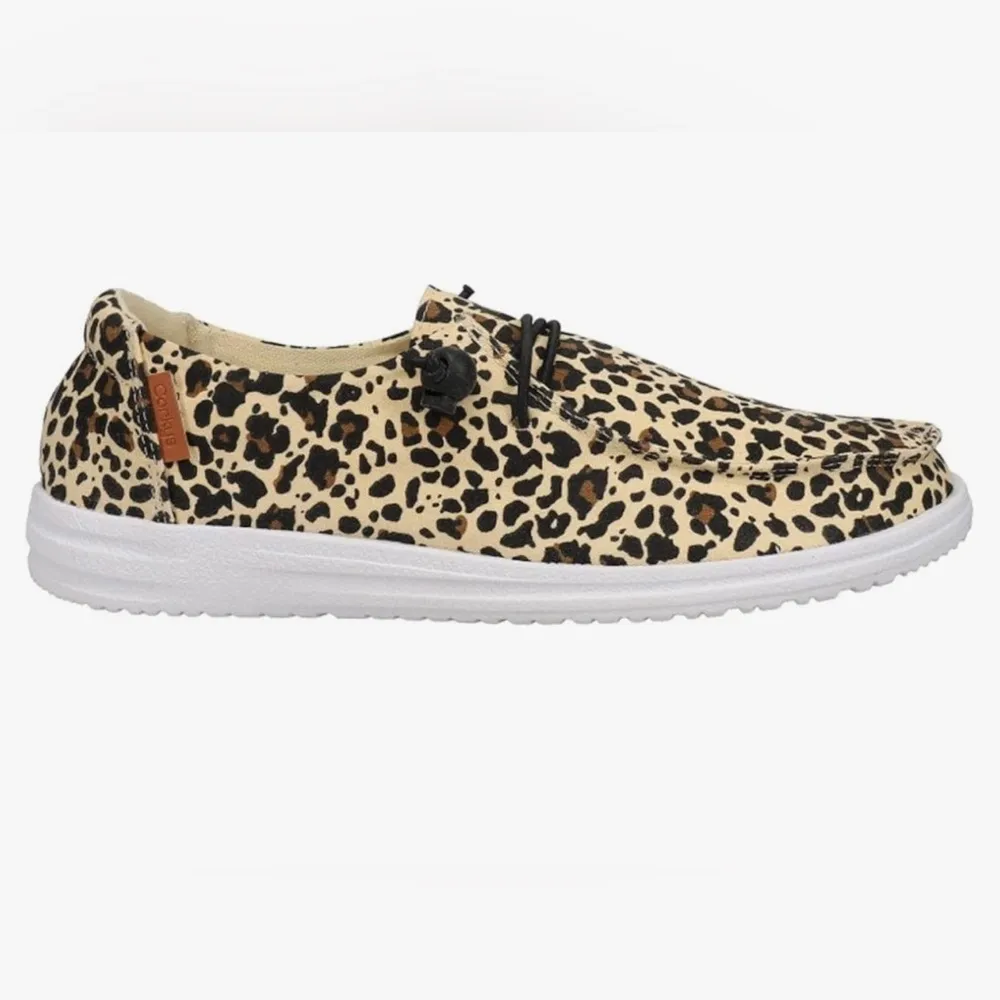 Corkys Womens Kayak Leopard‎ Slip On Boat Sneakers Shoes Casual - Image 2
