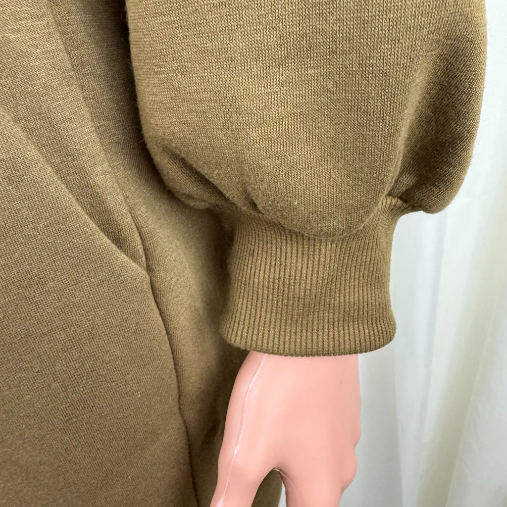 Zenana 2 Pcs Crop Top Tracksuit Jogger Pants Set Outfit Workout Active Lounge Olive Green XS - Image 7