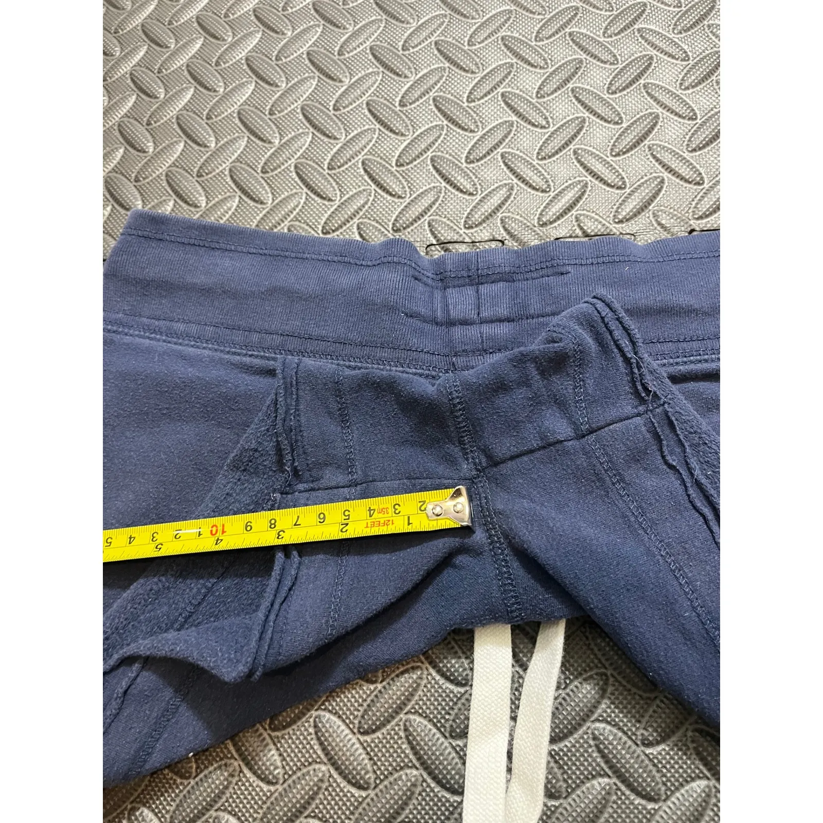 Vintage Y2K Aeropostale Shorts Sweatshorts Navy Blue Womens Small Stretch Micro - Image 5