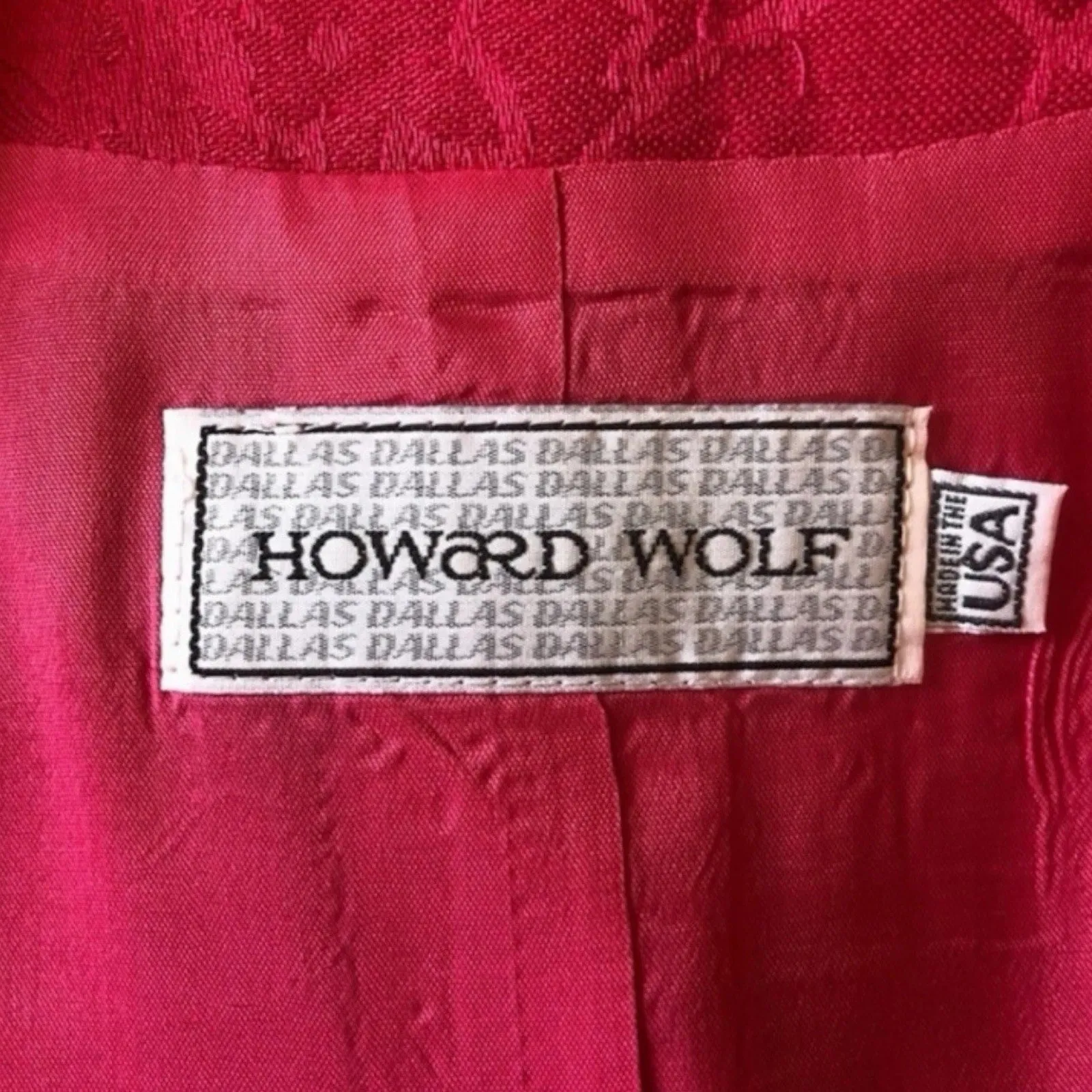 Vintage 1960’s Timeless by Howard Wolf Pink Red Two Piece Jacket Skirt Suit Sz 8 - Image 10