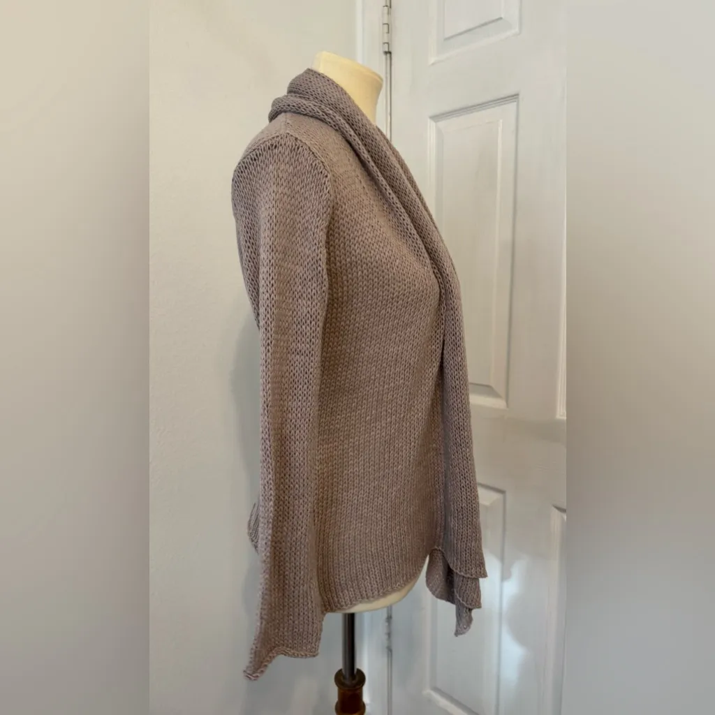 Wooden Ships Open Front Cardigan Sweater Cotton Blend Open Knit Size XS / S - Image 4