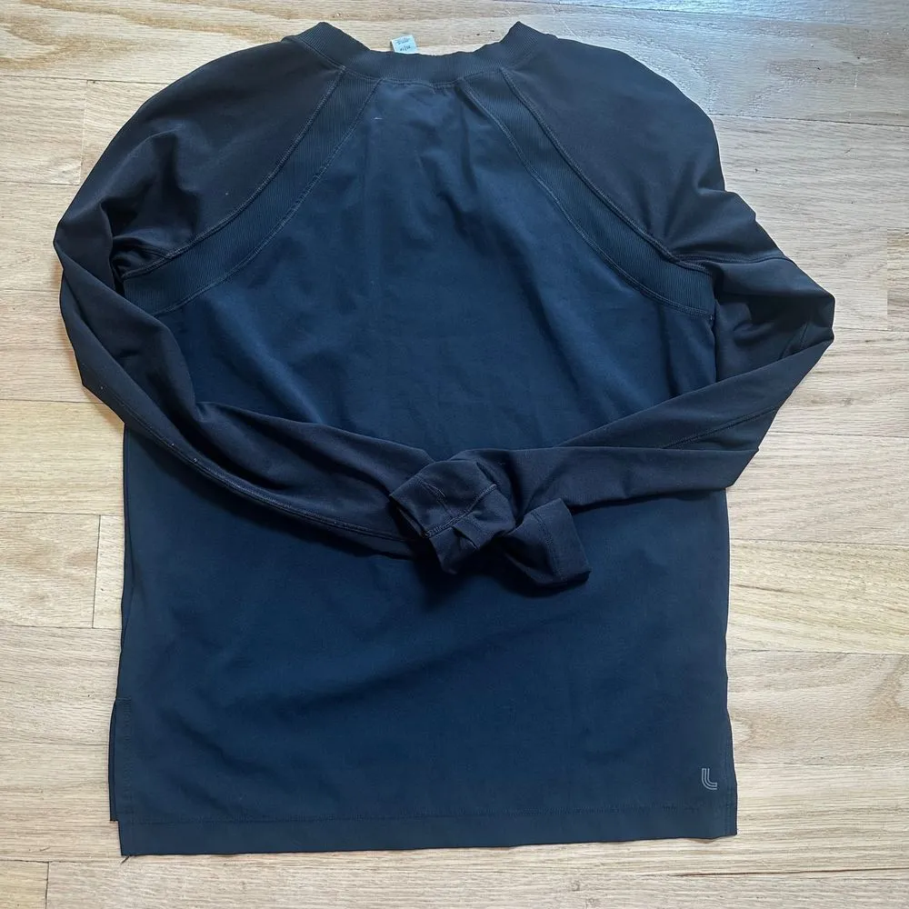 Lolë Women's‎ Long Sleeve Athletic Top Performance Workout Shirt XS Black - Image 8