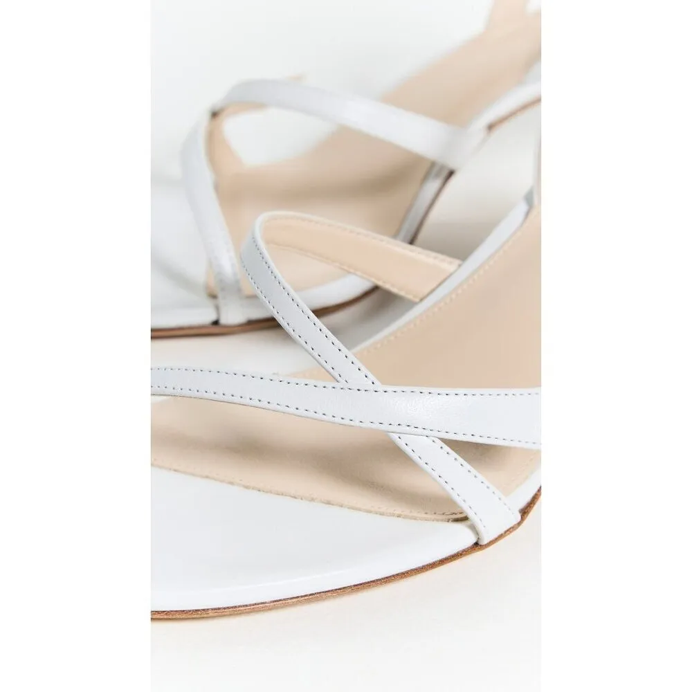 Alexandre Birman Tita Sandals in White 38 With Box Womens Leather High Heels - Image 4