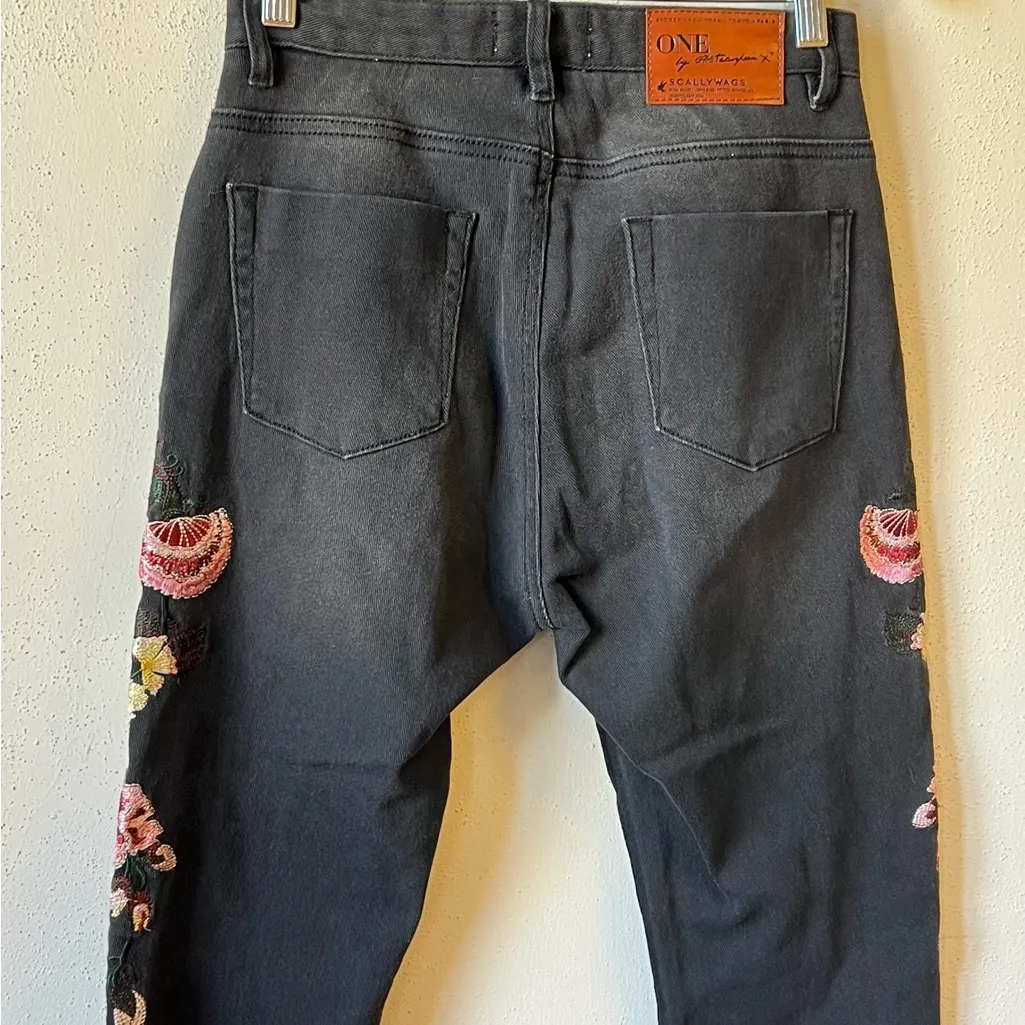 One Teaspoon  Embroidered Denim - Image 6