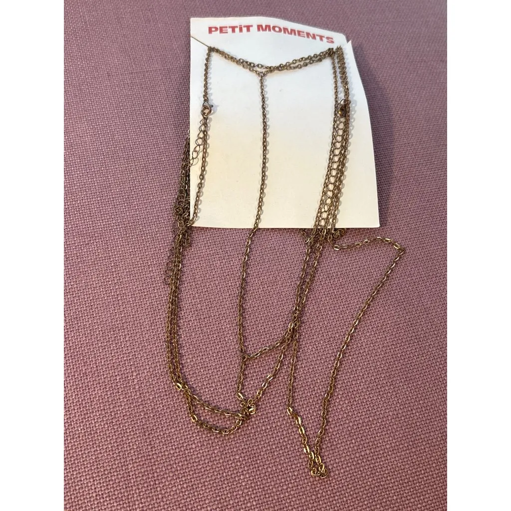 petit moments Lightning Body Chain in Gold One Size New Womens - Image 4