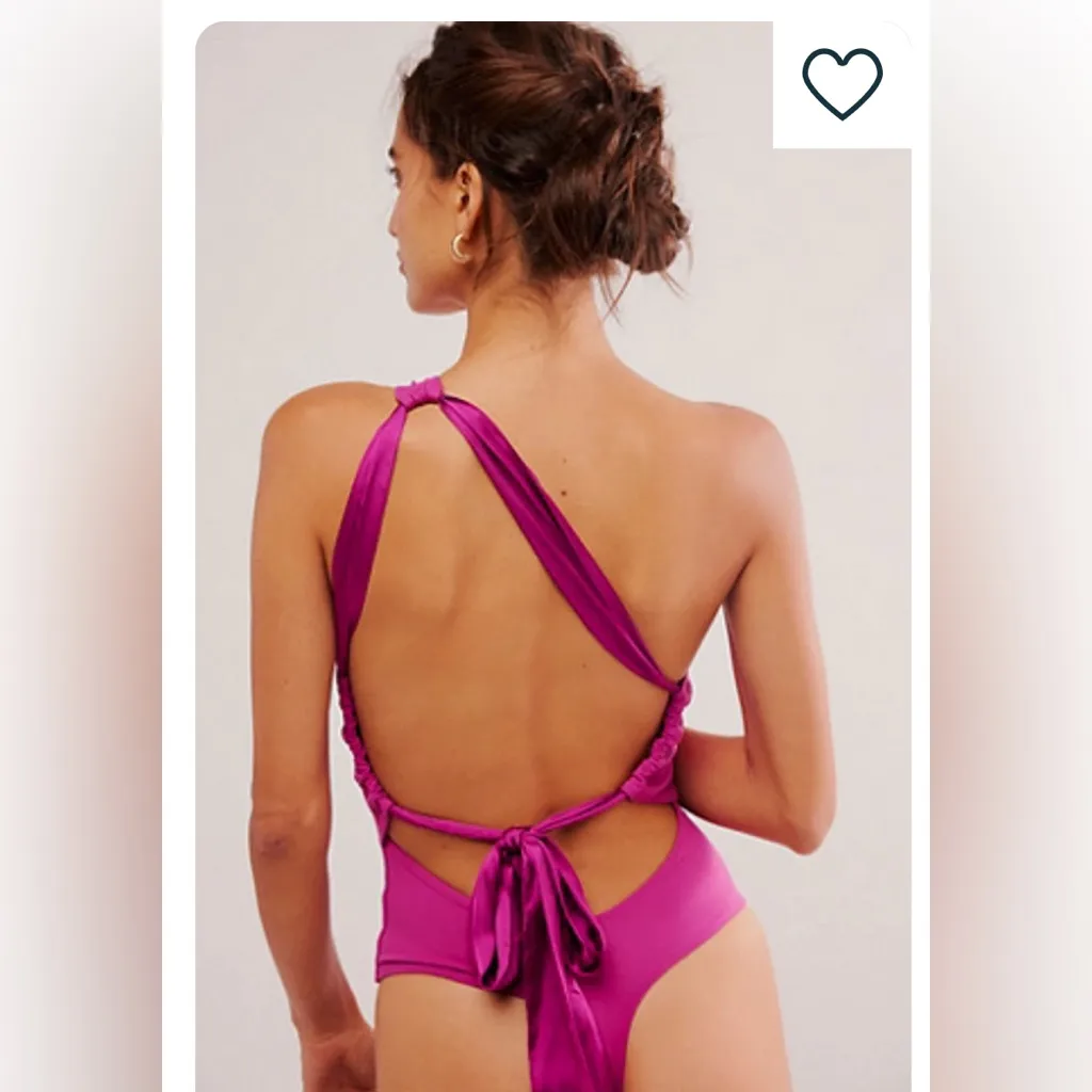 FREE PEOPLE Can't Stop Me Asymmetrical Bodysuit - Baton Rouge - Image 7