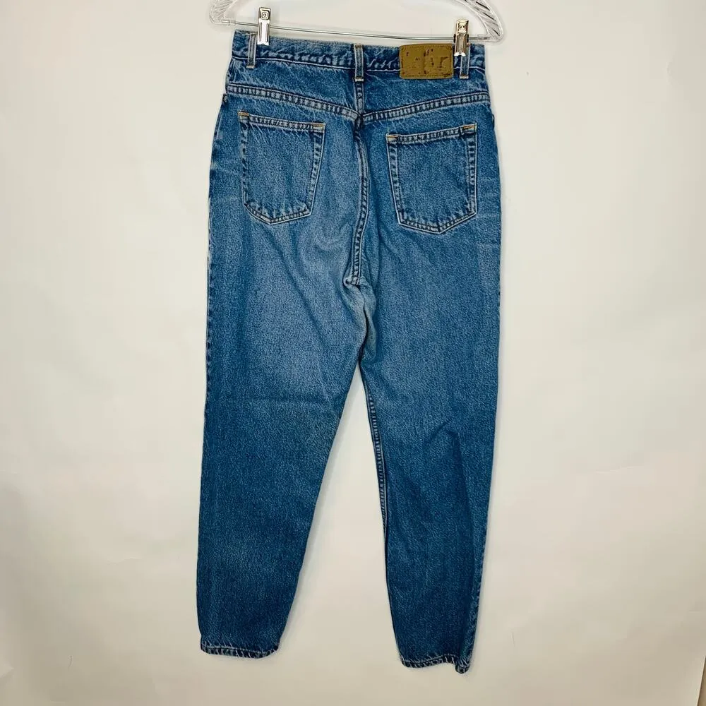 Faded Glory Vintage High Waisted Jeans Tapered Leg Sz 12 30" Waist - Image 3