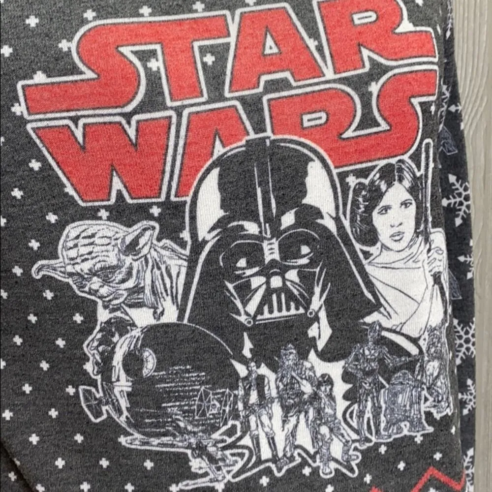 Star Wars Snowflake Graphic Sweatshirt Medium - Image 3