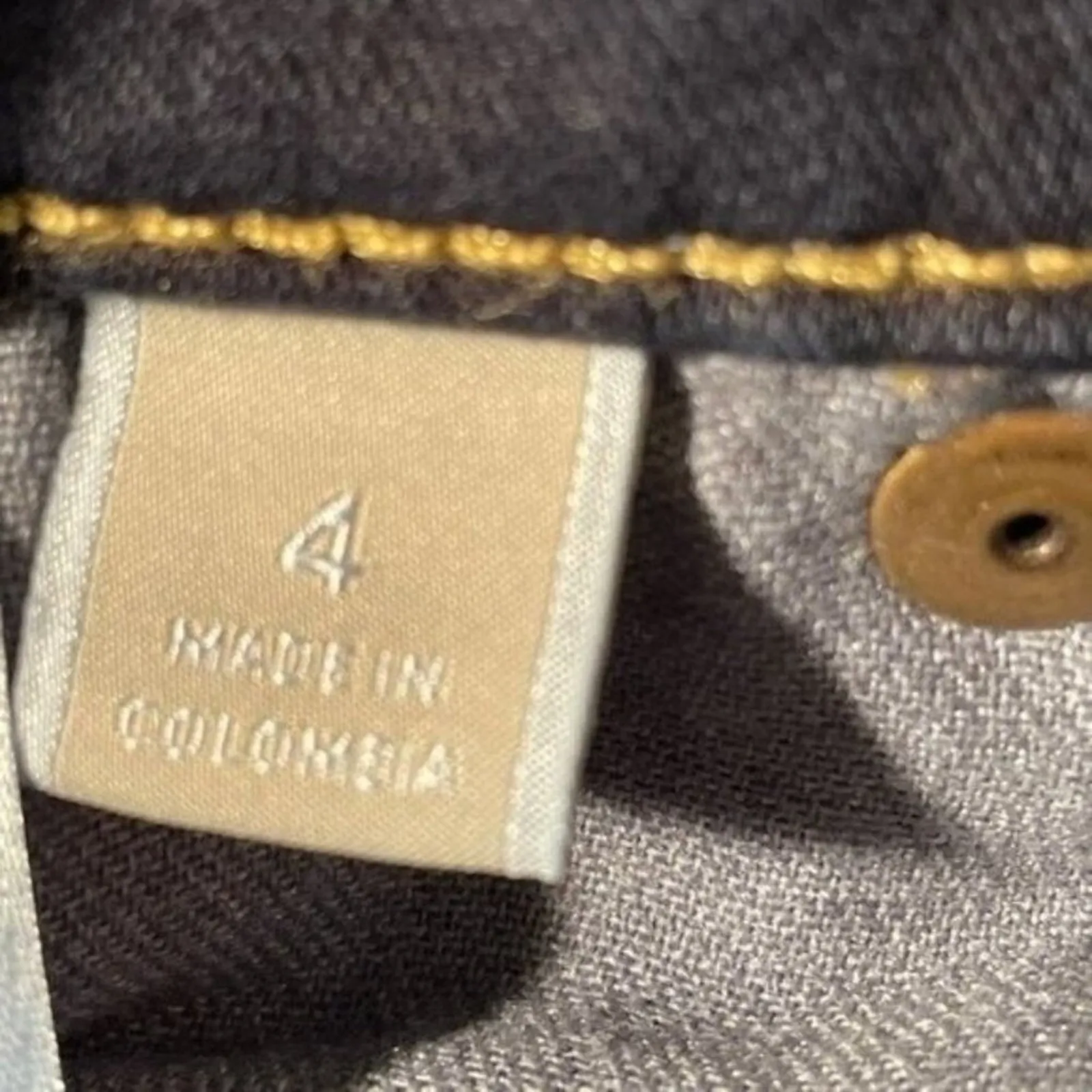 Michael Kors Womens Jeans Stretch Skinny Izzy Dark Wash Size 4 - Image 5