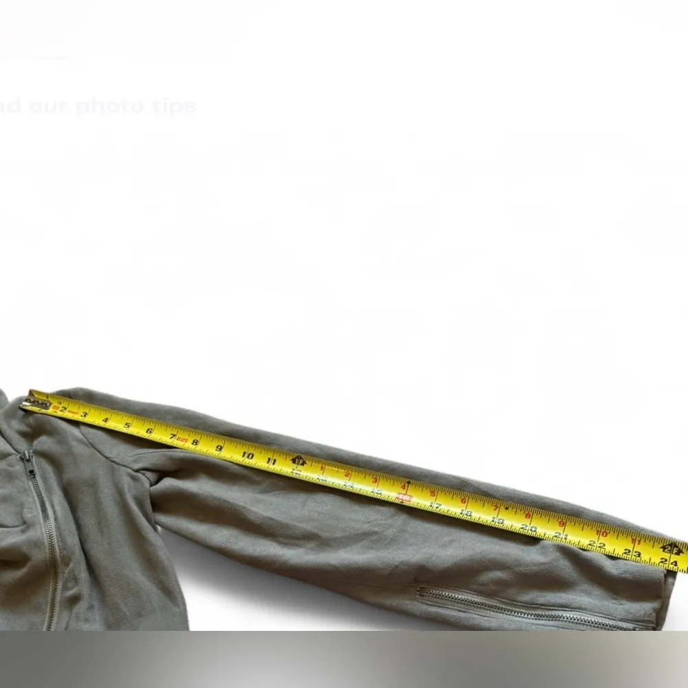 Rampage Gray Faux Suede Jacket size Small - Image 12