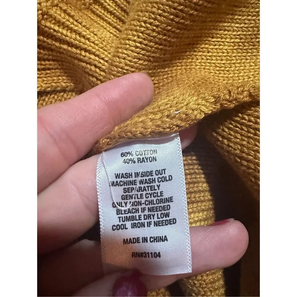 Wonderly womens rust orange brown tie dye relaxed fit sweater sz 1X - Image 7