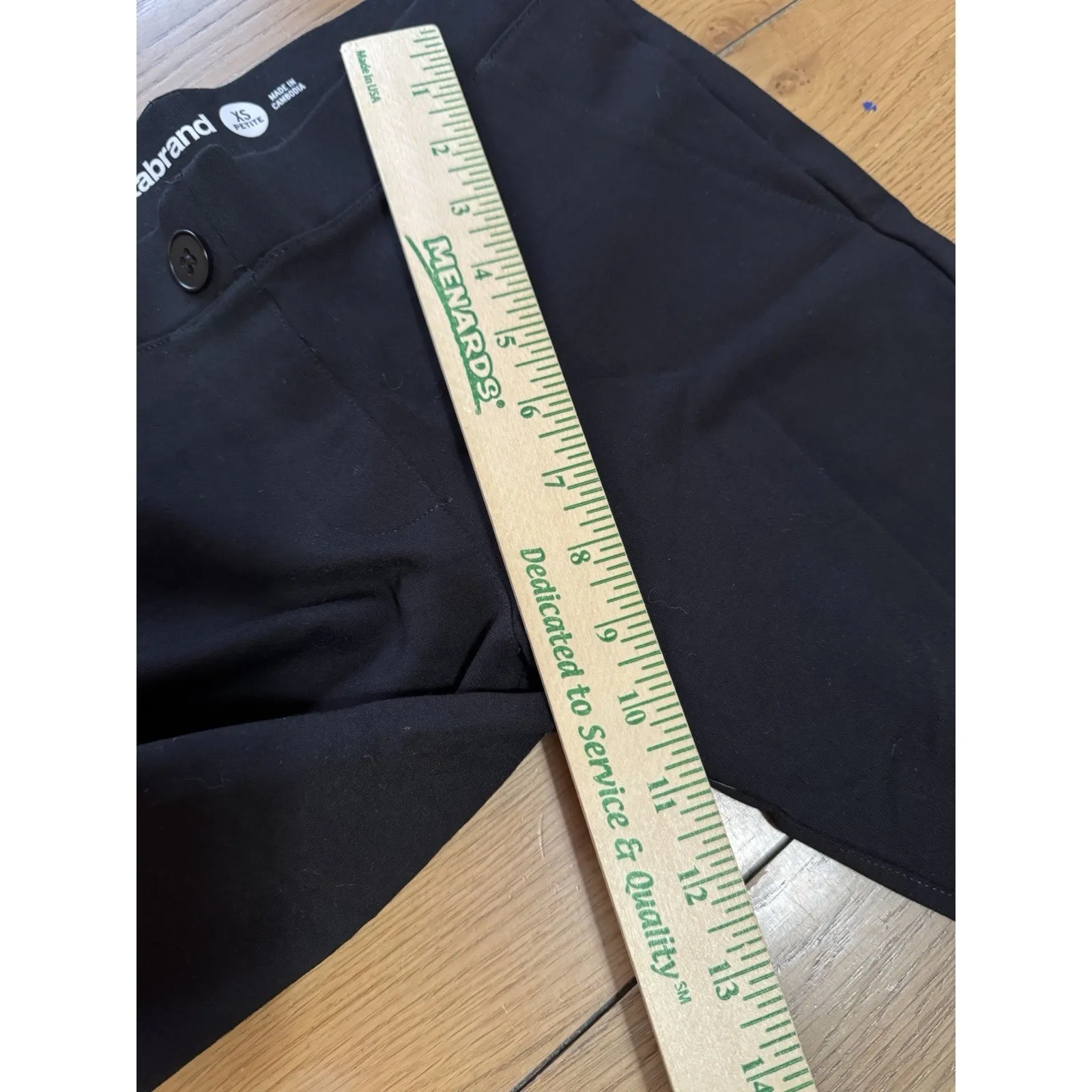 Betabrand Pants Women Size XS Petitie Pull On Black Stretch Loungwear Office - Image 5