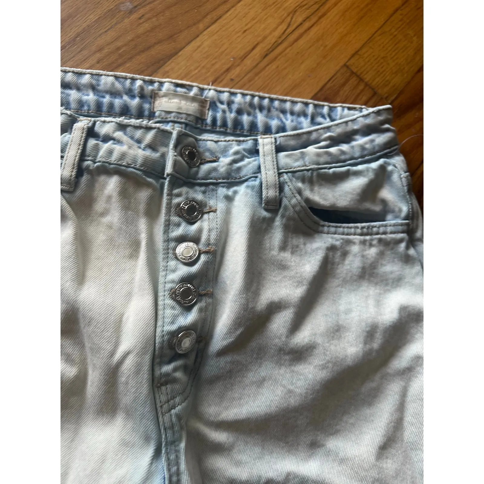 Altar'd State Vervet Cropped Distressed Denim Jeans - Image 7