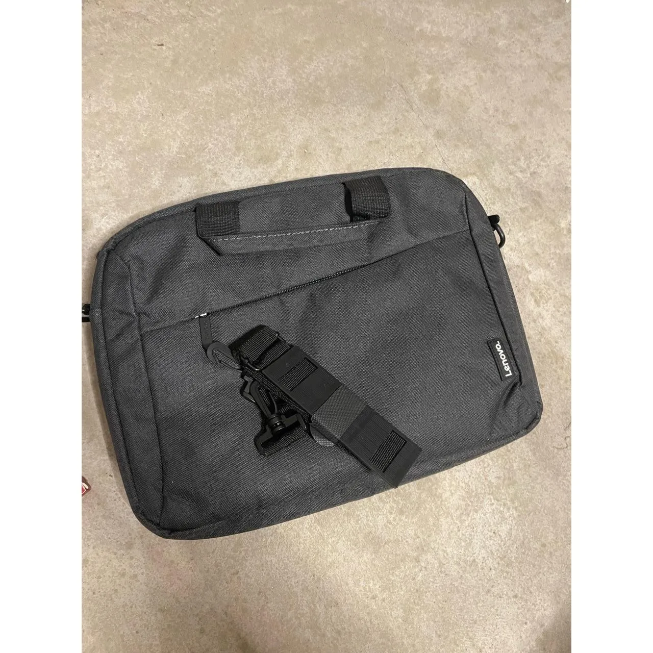 New Lenovo Casual Toploader Water Resistant 15.6 Laptop Bag, Grey Gray - Image 3