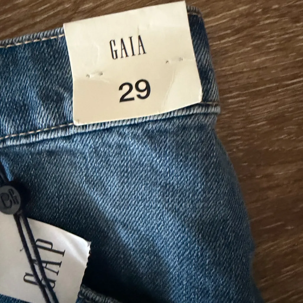 Gap x Cult Gaia Asymmetrical Denim Maxi Skirt Indigo Size 29 US 8 New with tags Blue - Image 9