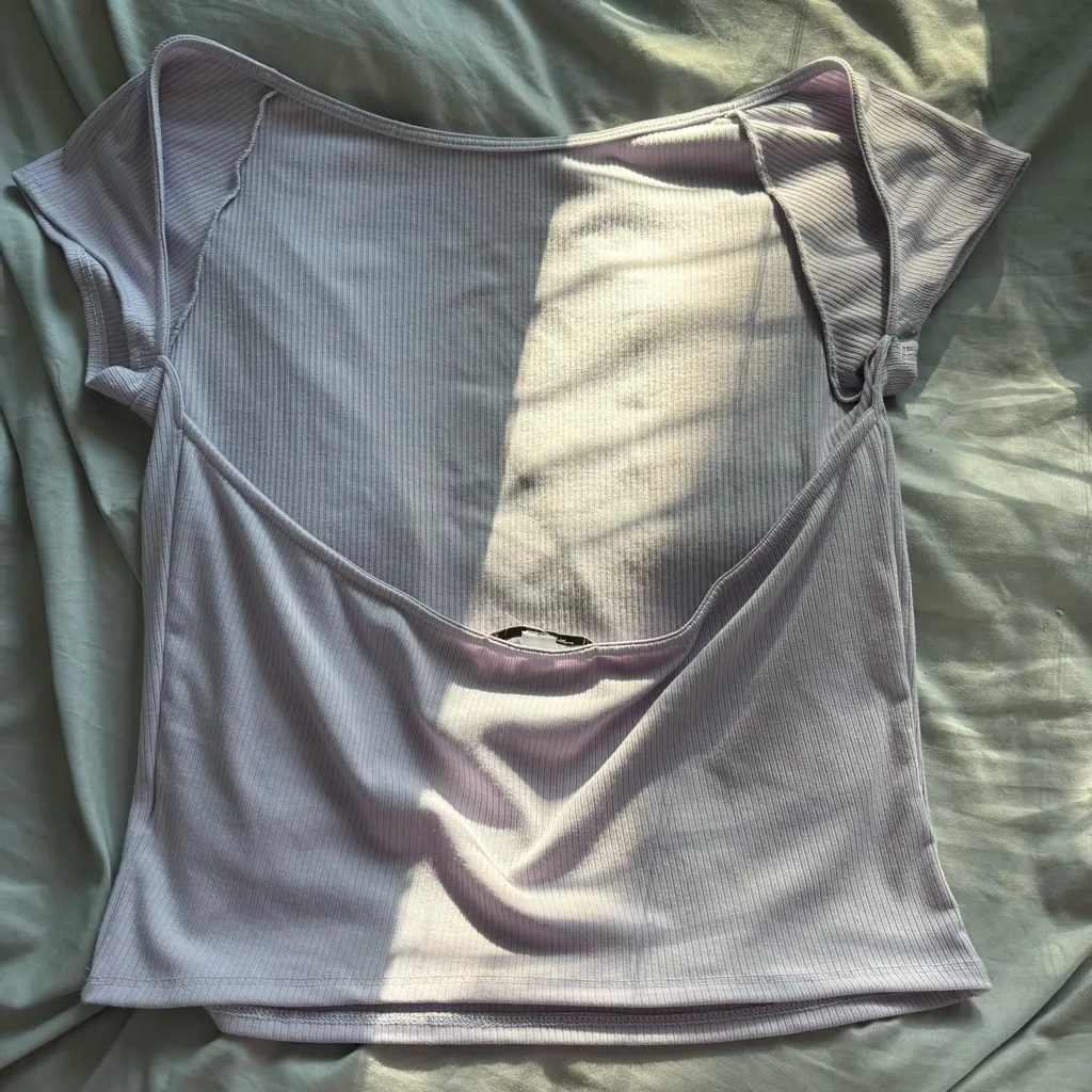 Urban Outfitters Purple Open Back Mermaid Top - Image 3