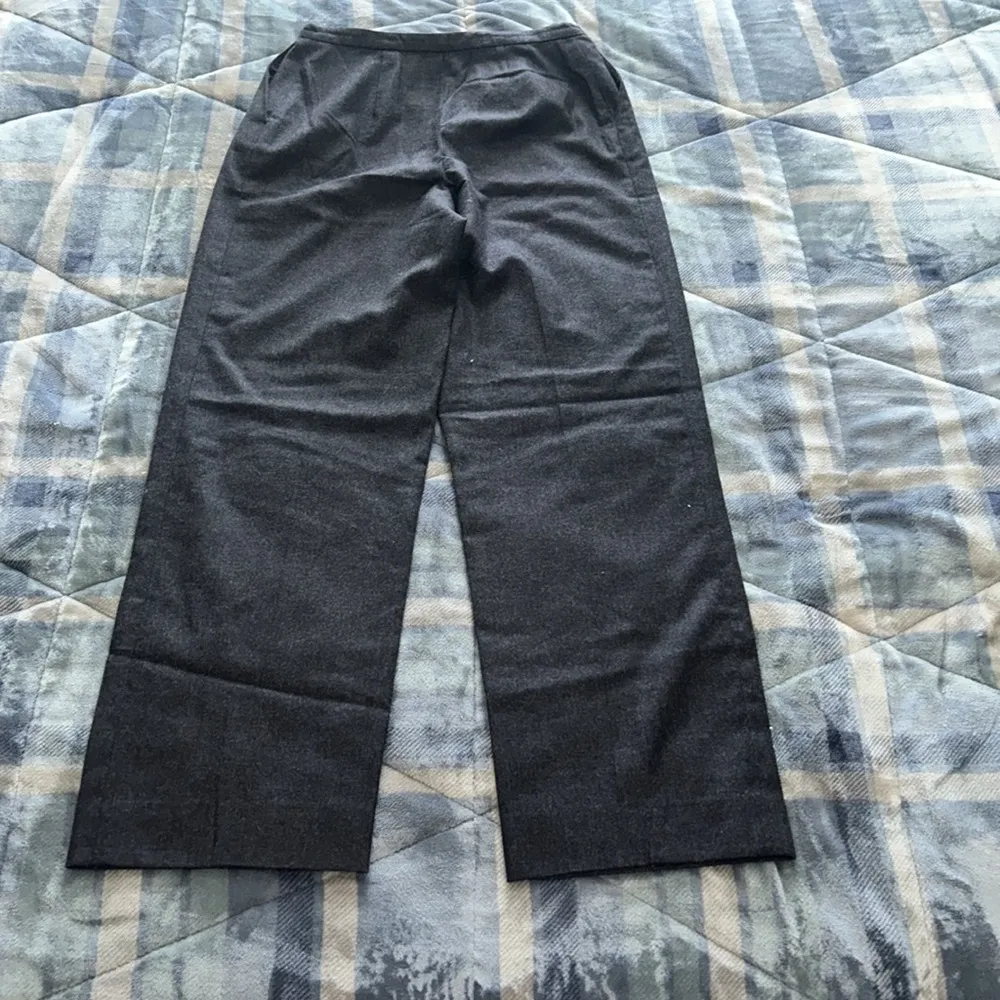 Valentino Dress pants gray wool cashmere made in Italy size 10 - Image 9