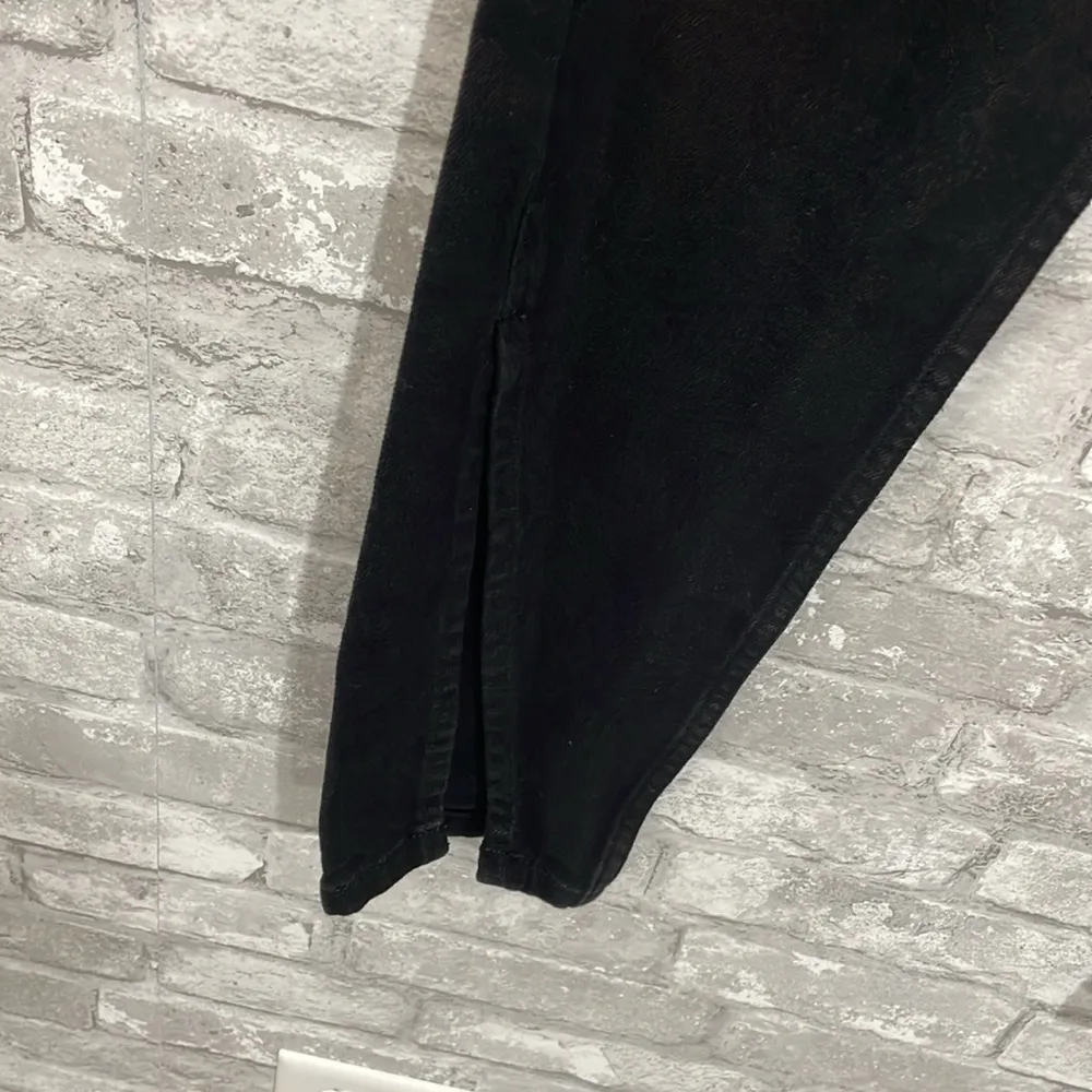 ASOS Black High Rise Split Hem Jeans - Image 3