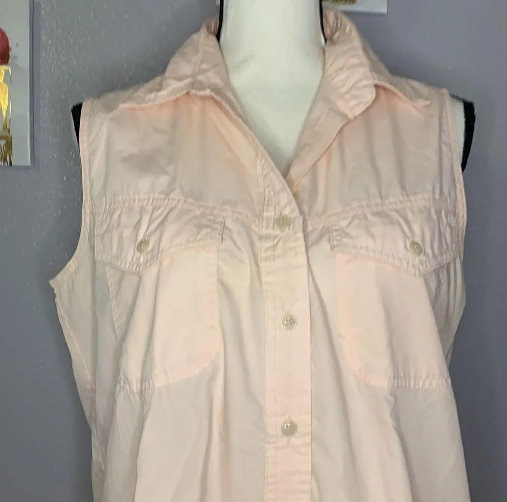 Field & Stream outdoor sleeveless polo button down shirt - Image 3