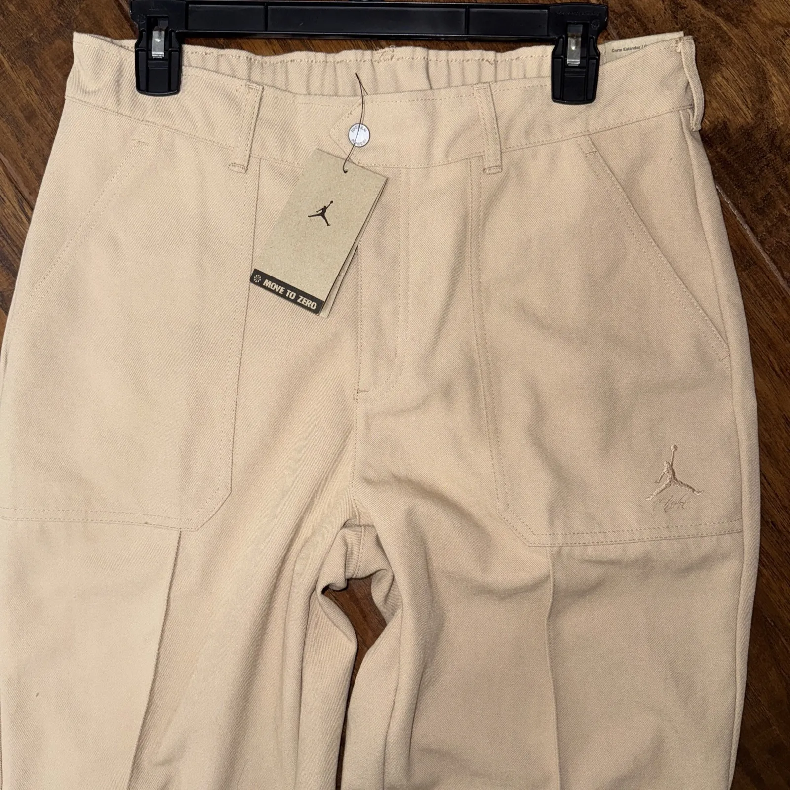 Air Jordan Womens Woven Pants‎ Medium Tan New FN5446 244 $110 - Image 4