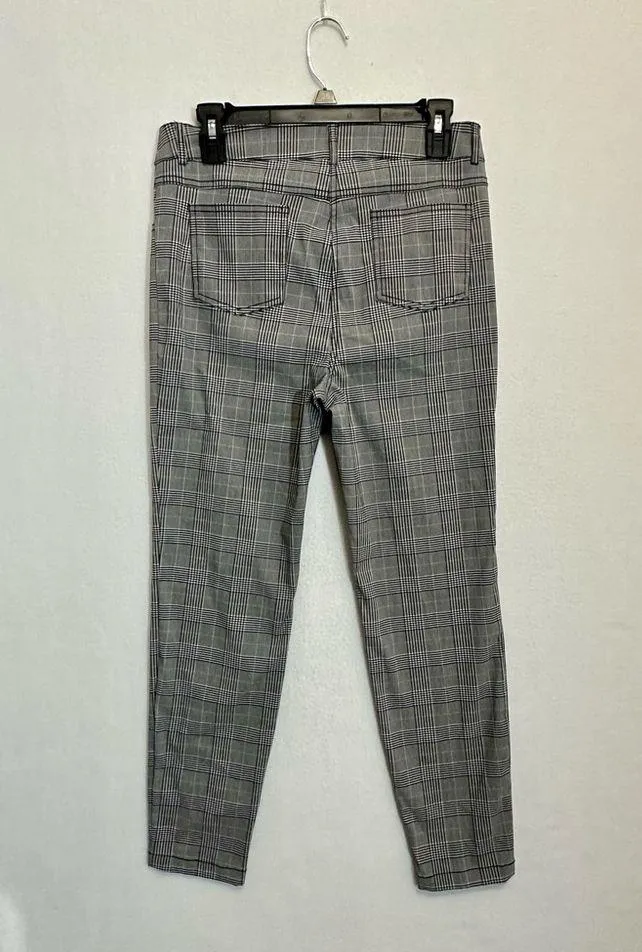 Soho Apparel Women’s Pants Trousers Plaid Grey Size 8 - Image 8