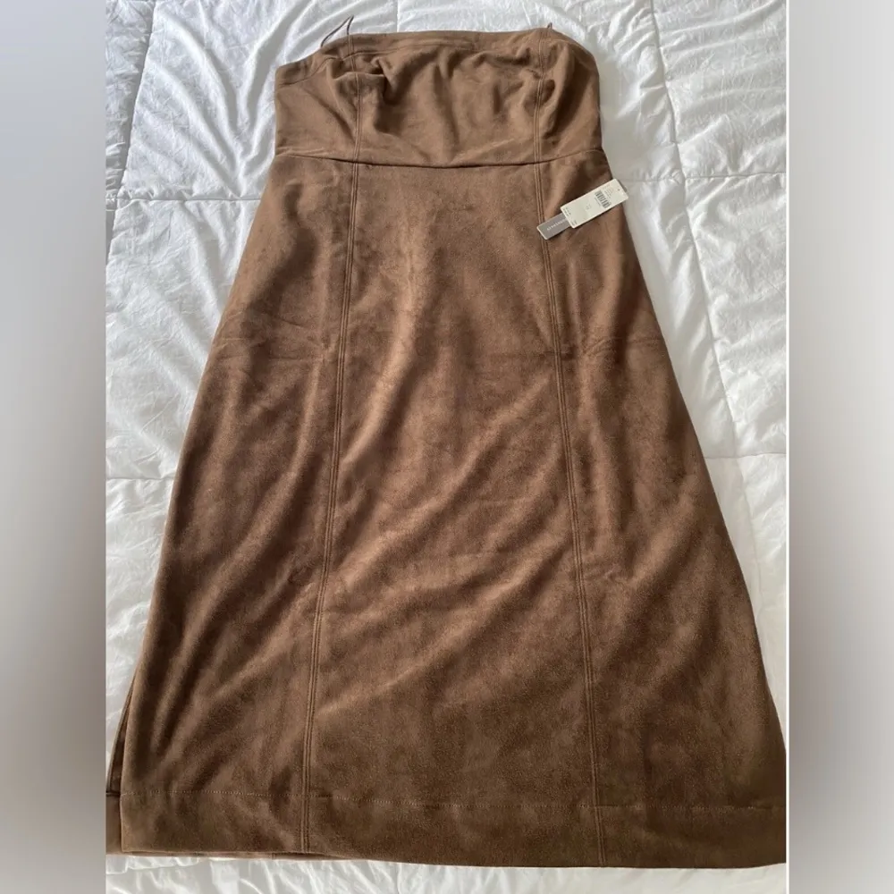 Anthropologie Brown Sheath Midi Dress Sleeveless Cocktail - Image 7