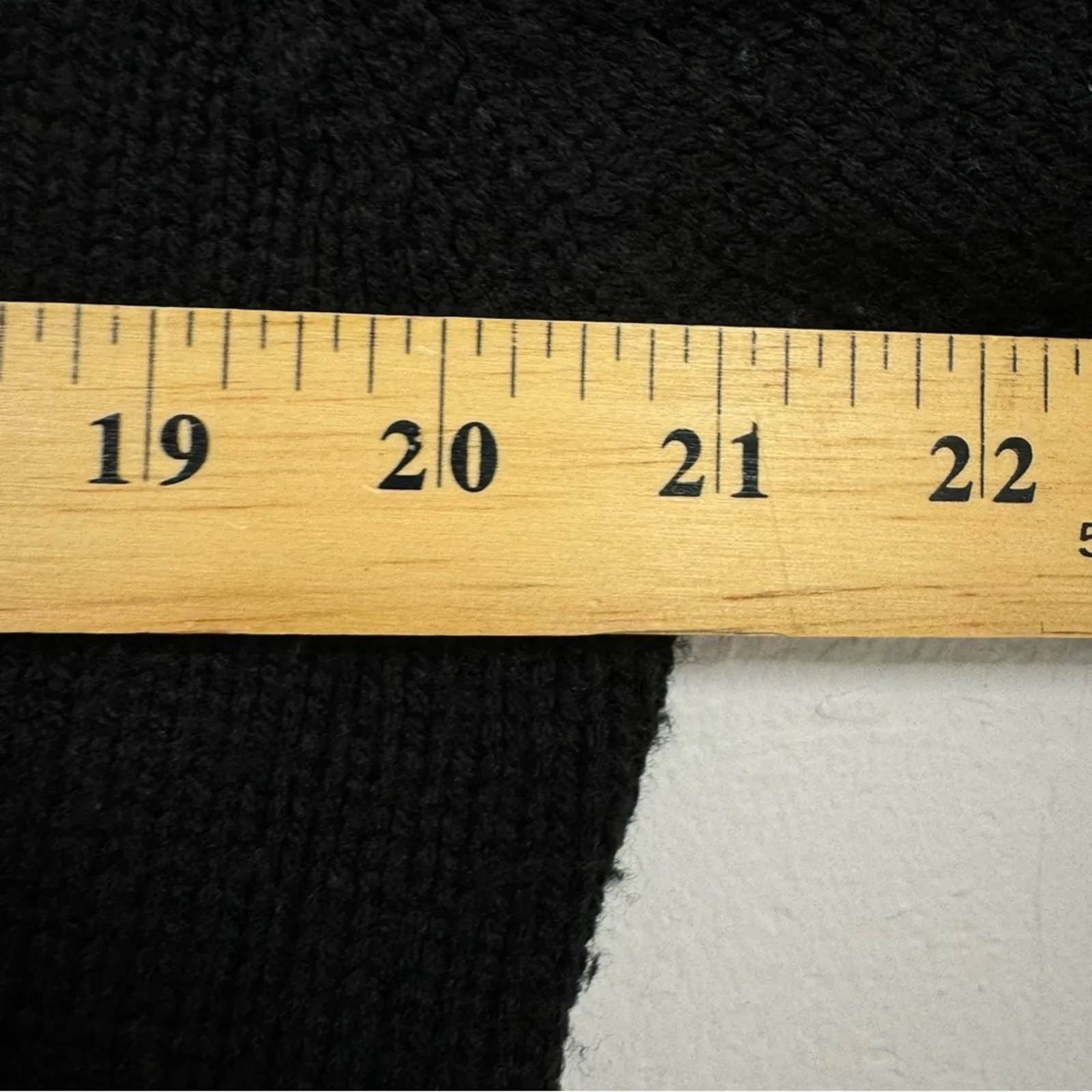 Vintage Black Knit Pullo Sweater Womens L Preppy V Neck White Trim Classic Fall Size L - Image 4